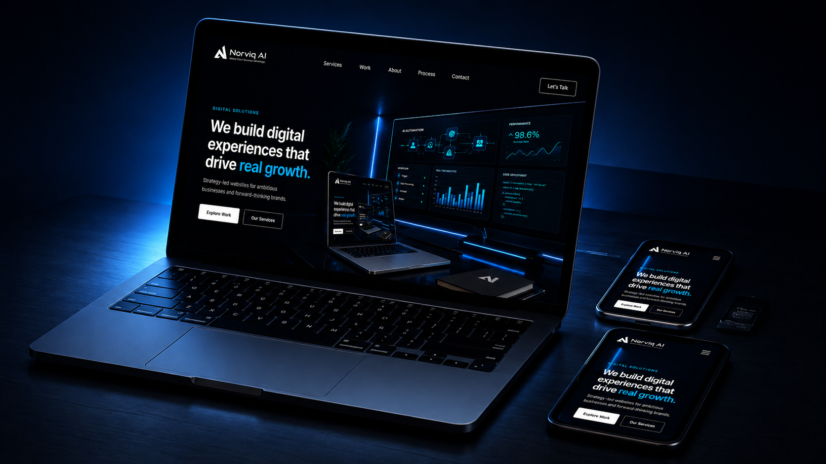 AI-Powered Business Website